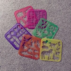 Tupperware Vintage Stencils